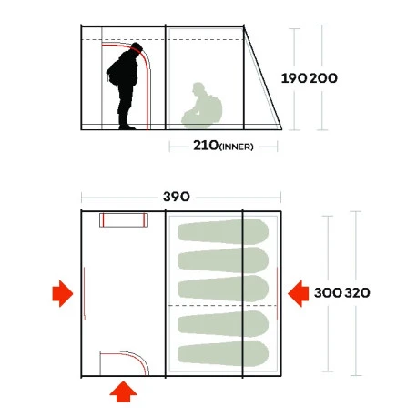Tenda Ferrino Fenix 5 - immagine 2